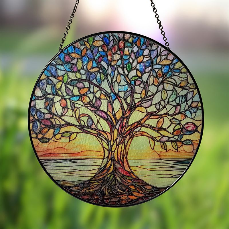 SonnenHerz Glas – Lebendige Farben & symbolische Energie