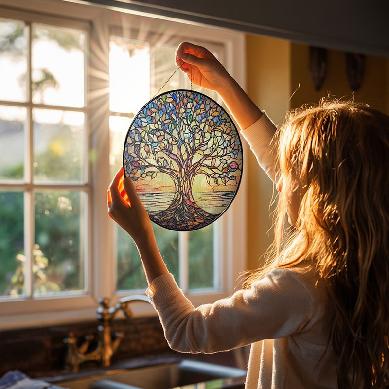 SonnenHerz Glas – Lebendige Farben & symbolische Energie