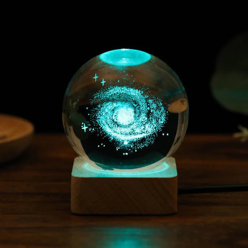 StarGlobe – 3D Galaxy Kristallkugel Nachtlicht