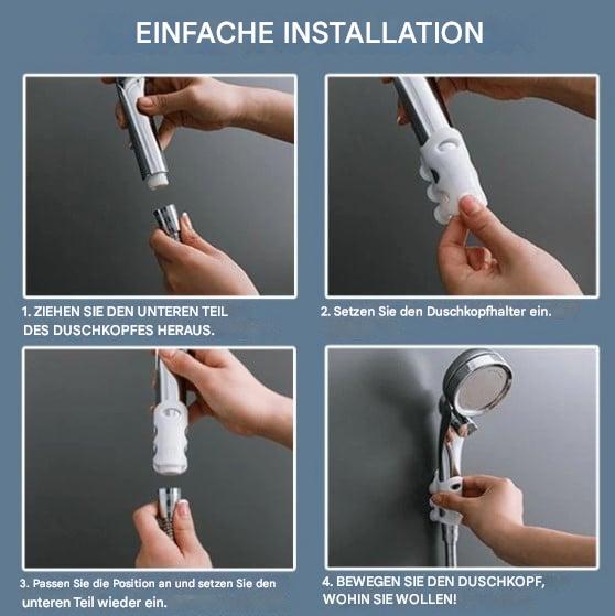 FlexiShower™ – Verstellbarer Duschkopfhalter ohne Bohren
