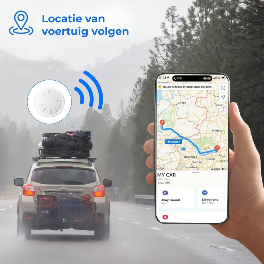 SafeTrack™ – Diskreter GPS-Magnettracker für Autos und Wertgegenstände