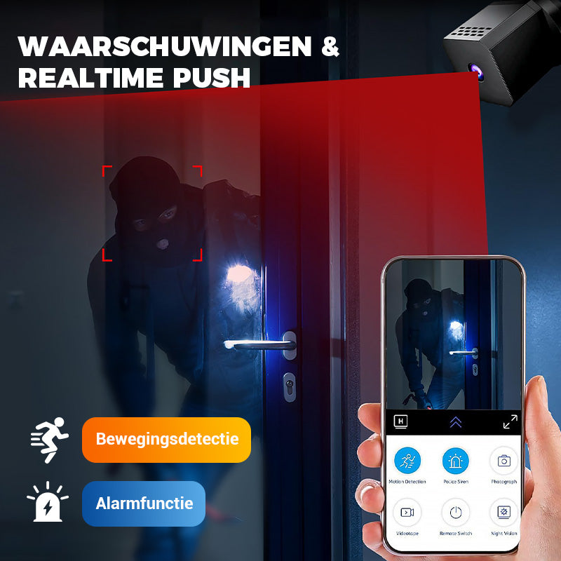 SafeView Pro – Mini HD Sicherheitskamera mit Nachtsicht