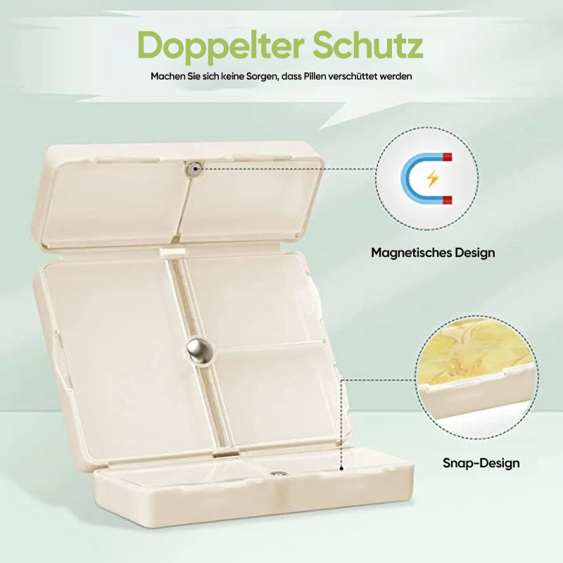 MediSafe Box – Ordnung & Sicherheit für deine Pillen unterwegs