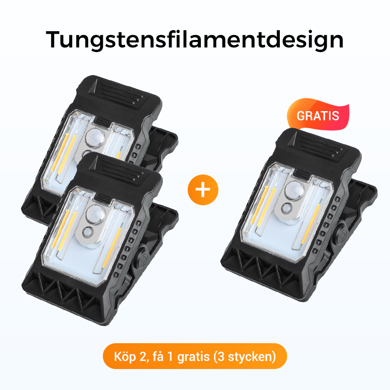 SolarGuard ClipLight™ – Bewegungslicht ohne Kabel & Stromkosten