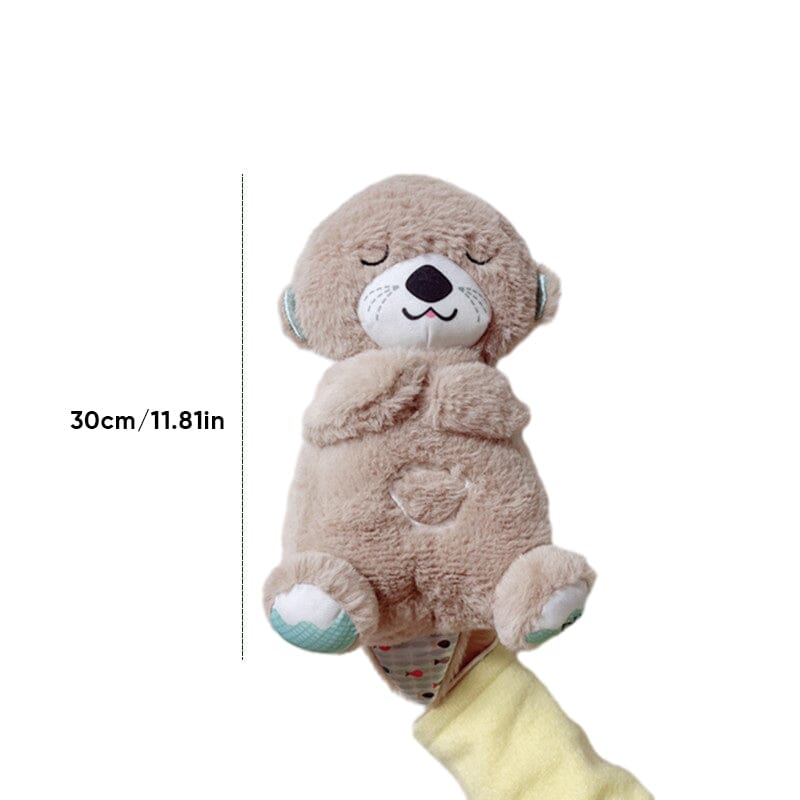 SoothPaws Otter – Beruhigendes Plüschtier mit Herzklopf- und Klangfunktion