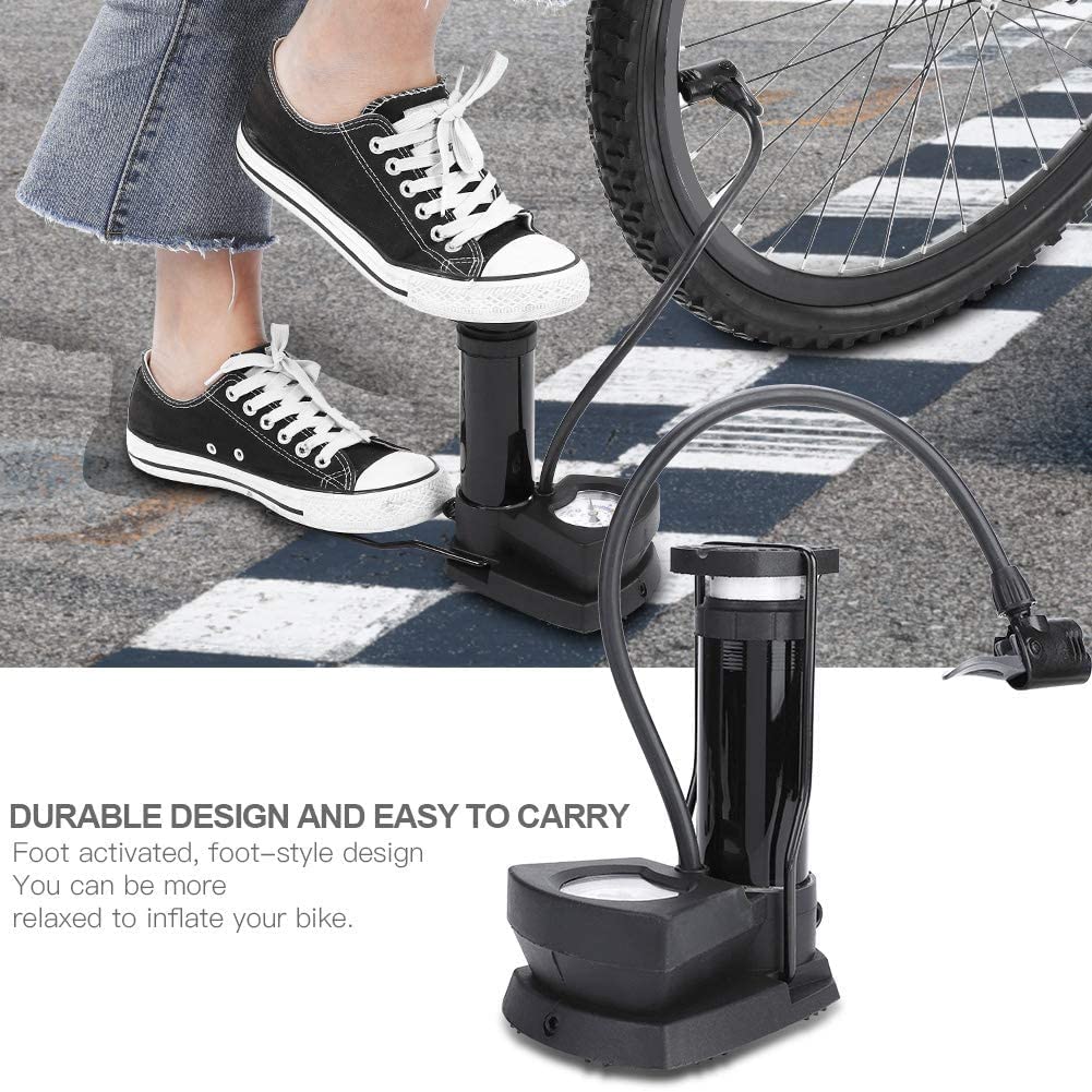 AirStep Pro – Kompakte Fußpumpe mit Hochdruck & Manometer