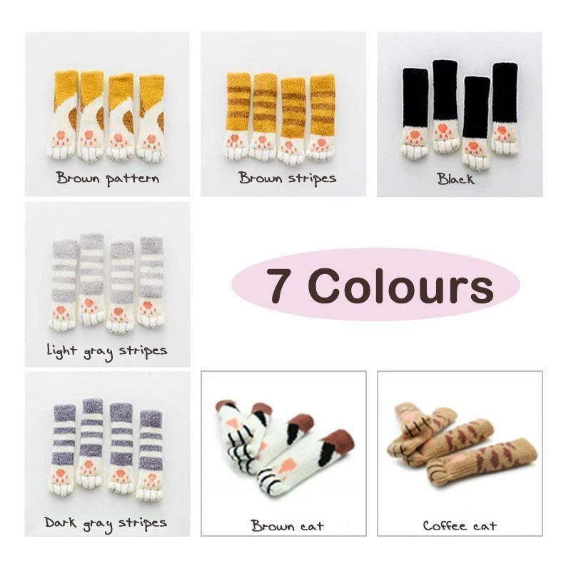 1+1 GRATIS | PawGuard Chair Socks – Sanfter Schutz für Möbel & Fußböden 8 stück