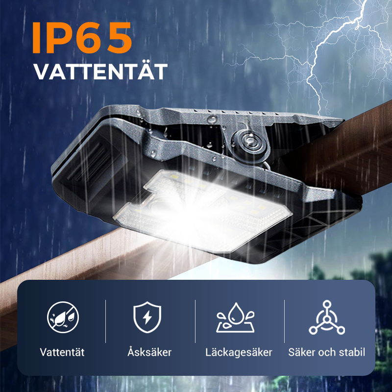 SolarGuard ClipLight™ – Bewegungslicht ohne Kabel & Stromkosten