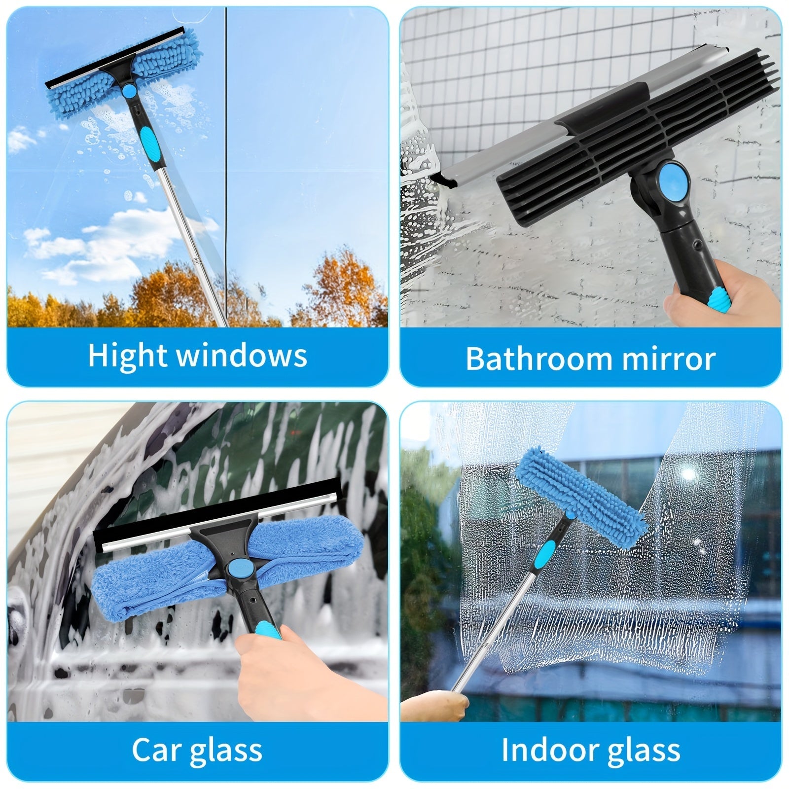GlassReach Pro – Streifenfrei saubere Fenster, ganz ohne Leiter
