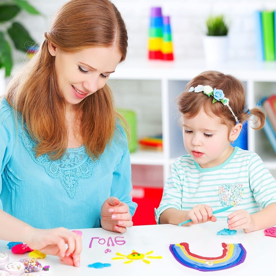 SoftMix Clay – Weiche, formbare DIY-Knetmasse für kreatives Spielen