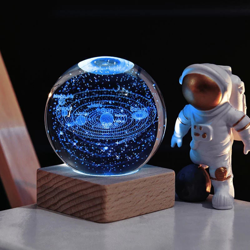 StarGlobe – 3D Galaxy Kristallkugel Nachtlicht