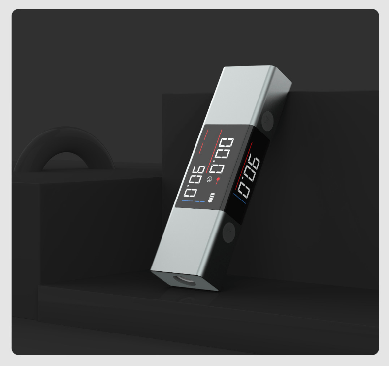 BrightMeasure™ – 2-in-1 Digitaler Laserwinkelmesser & Präzisions-Wasserwaage