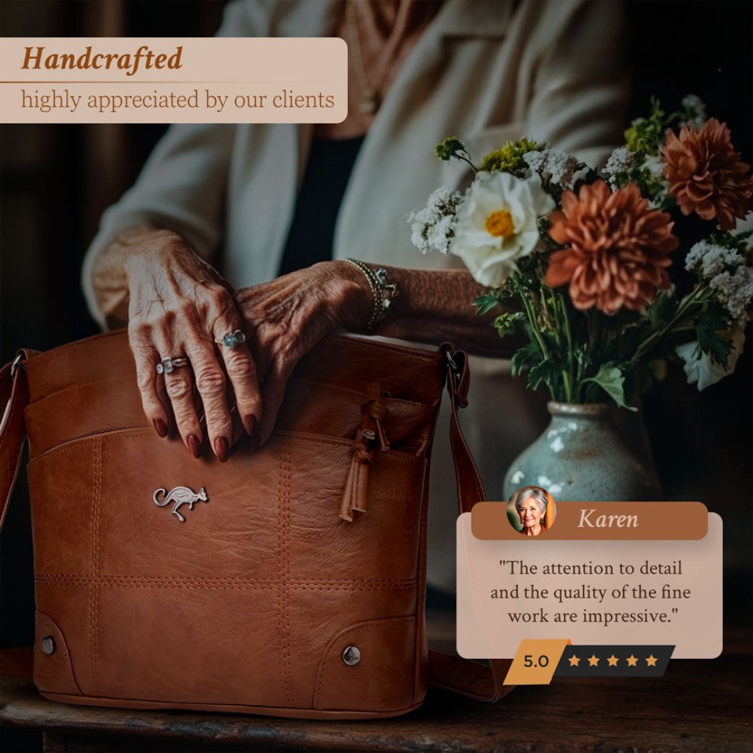 SavinaVogue™ — Besitze ein zeitloses Leder-Ikone, die mit jeder Geschichte beeindruckender wird