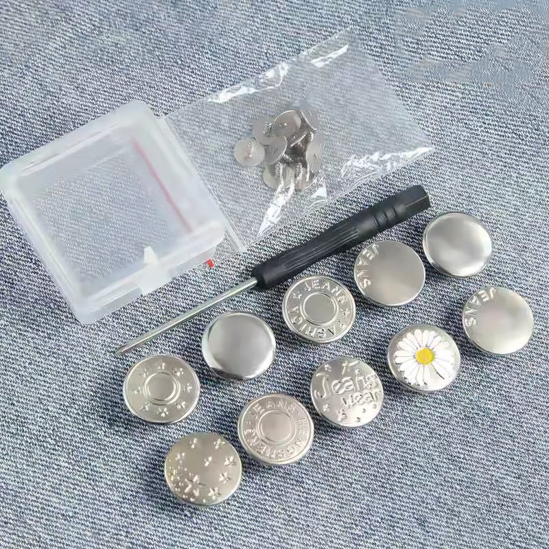 1+1 GRATIS | FlexiButton – Verstellbare Knöpfe für perfekte Passform in Sekunden