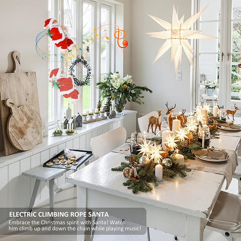 KletterSpaß – Der elektrische Weihnachtsmann mit Musik & Leiter