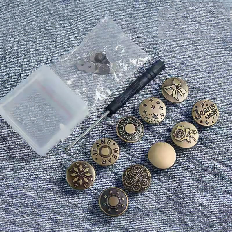 1+1 GRATIS | FlexiButton – Verstellbare Knöpfe für perfekte Passform in Sekunden