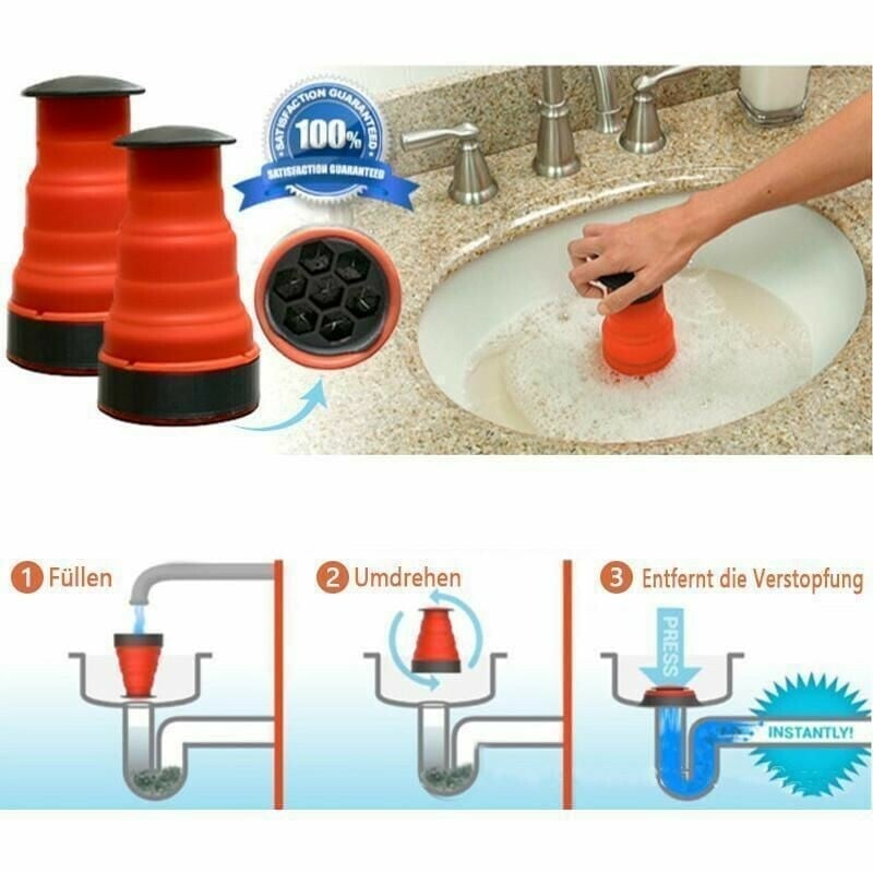 Universal Abflussreiniger – Einfach, schnell und wiederverwendbar