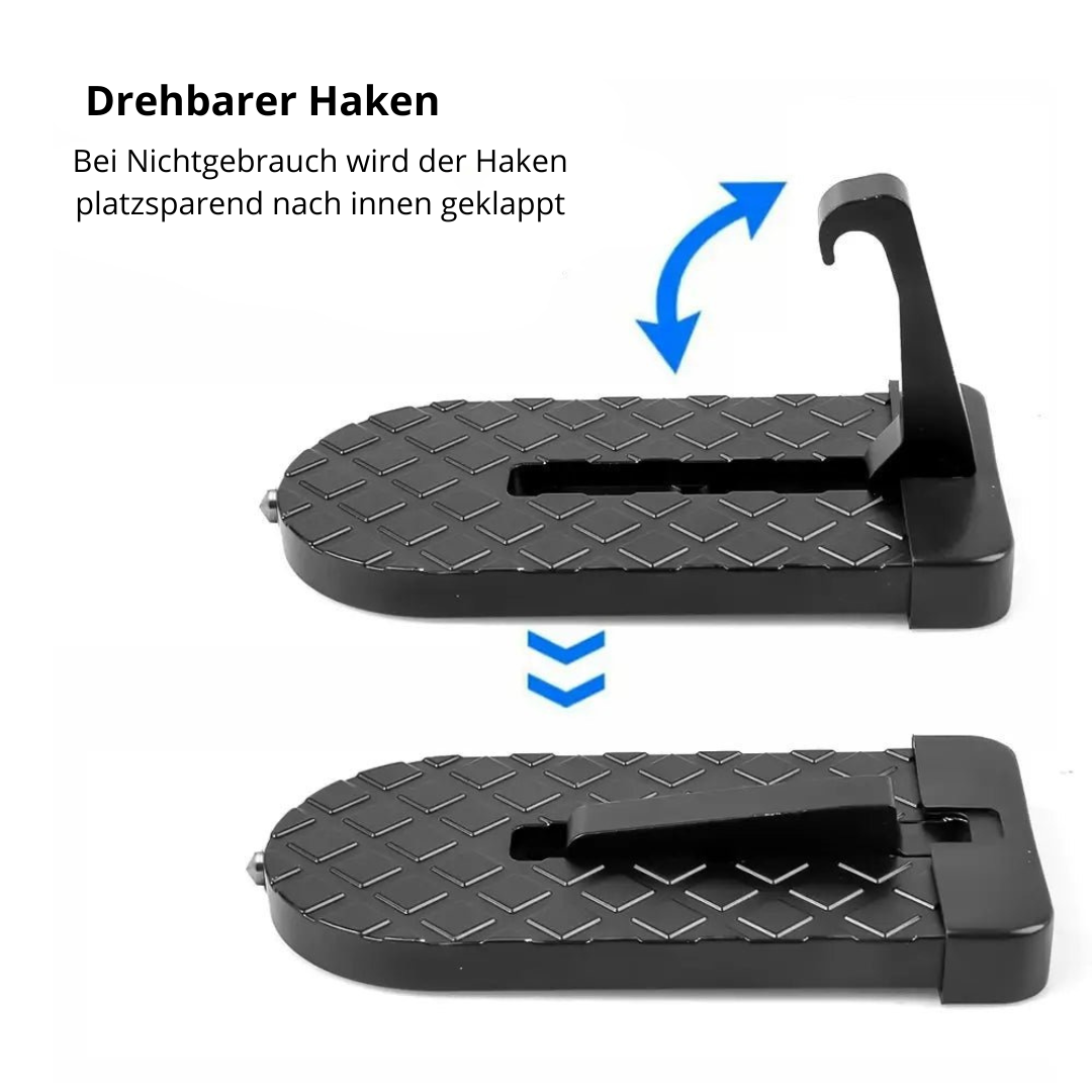 RoofStep One – In Sekunden sicher aufs Autodach