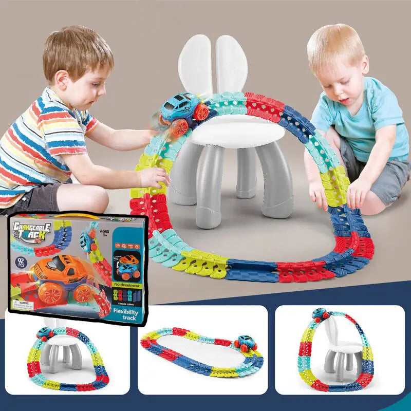 SpeedFlex Track — Kreatives Rennvergnügen für kleine Entdecker