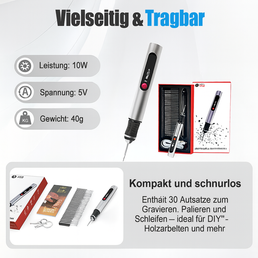 ArtisCraft™ Gravierstift — Meisterhafte Präzision für perfekte Kunstwerke bei jedem Strich
