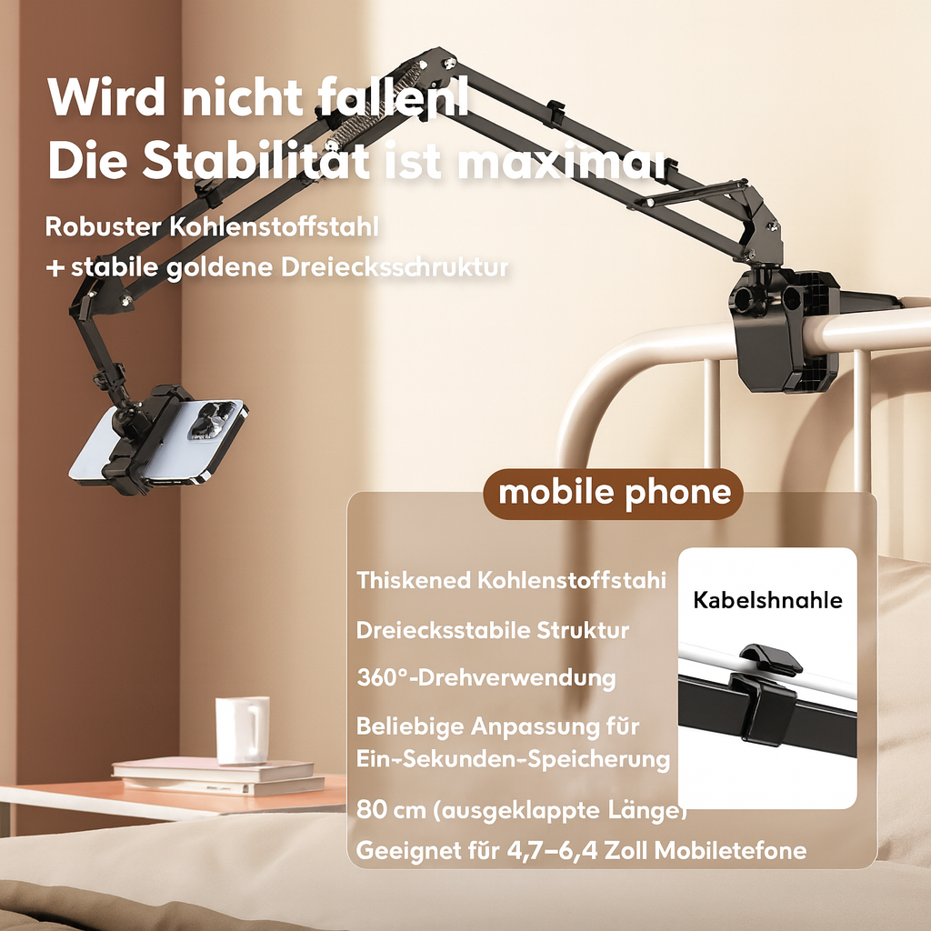 FlexArm™ – Freie Hände, perfekter Blickwinkel überall