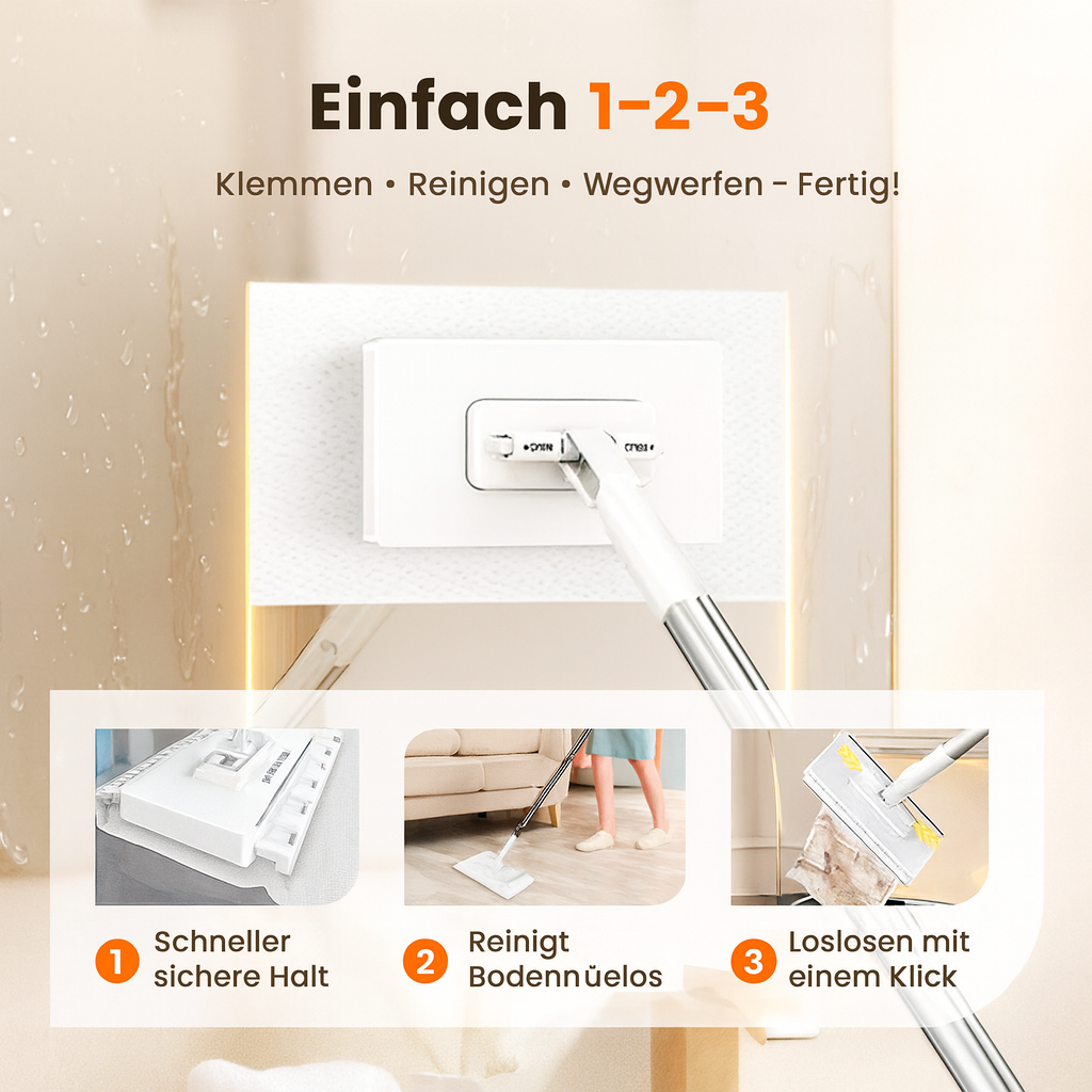 SmartMop™ – Mühelos sauber in nur einem Wisch