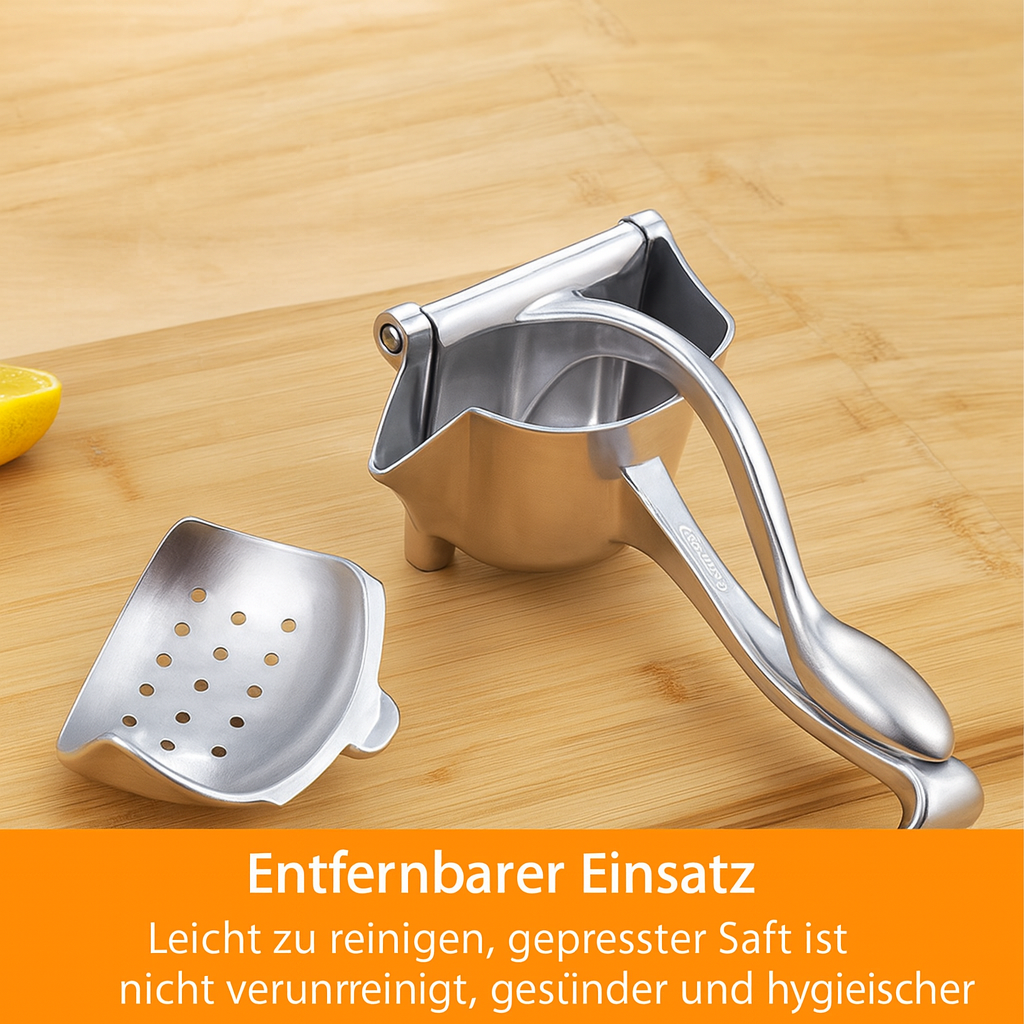 PurePress™ – Frischer Saft mit einem Handgriff
