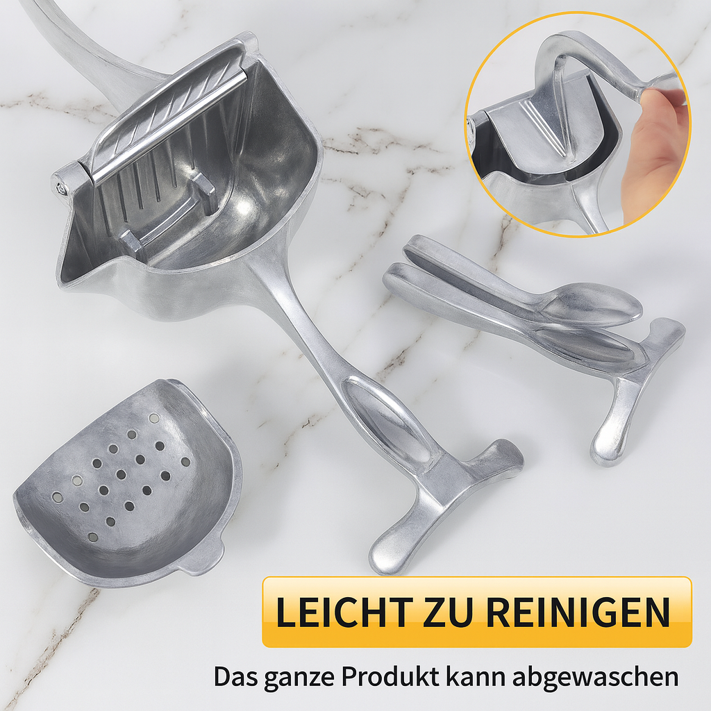 PurePress™ – Frischer Saft mit einem Handgriff