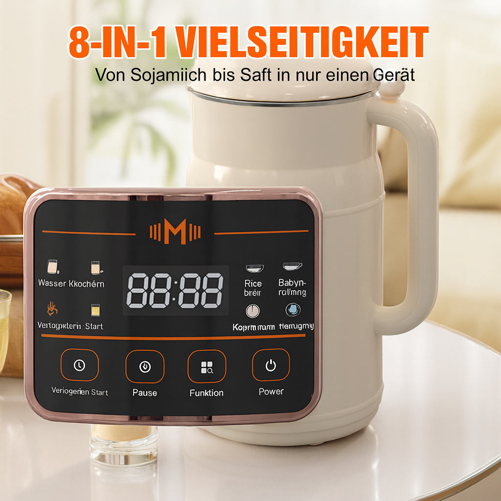 NutriPress Pro – Frische Pflanzenmilch & mehr auf Knopfdruck