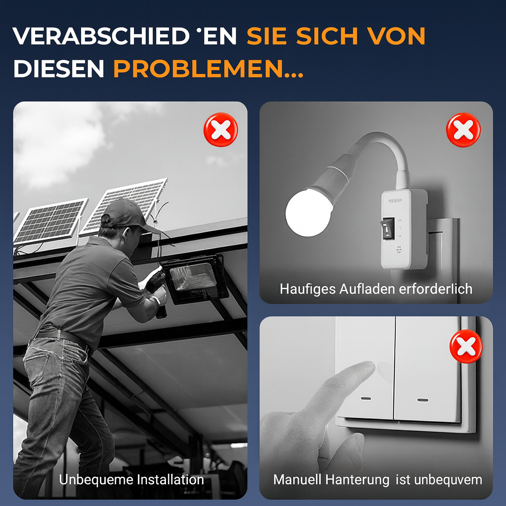 SolarGuard ClipLight™ – Bewegungslicht ohne Kabel & Stromkosten