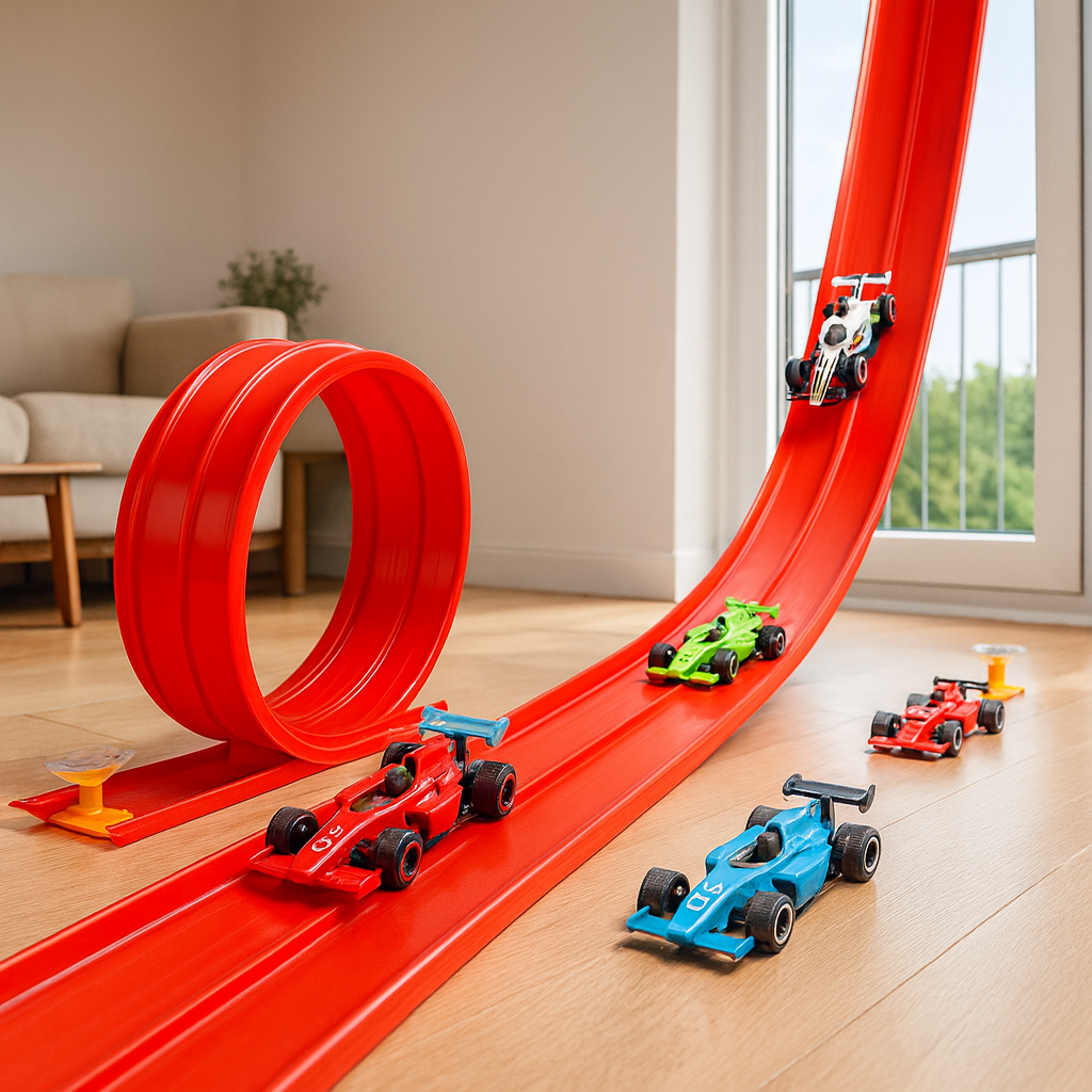 TrackTwist RaceBahn – Fördert Kreativität & Rennspaß ohne Grenzen