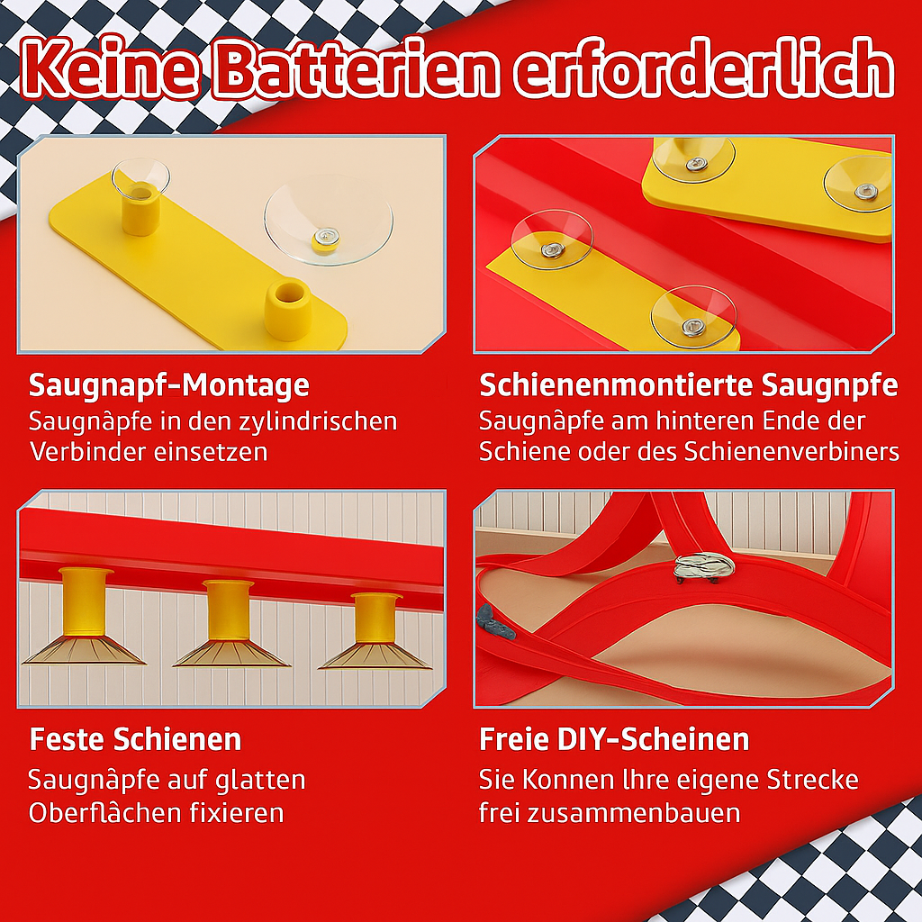 TrackTwist RaceBahn – Fördert Kreativität & Rennspaß ohne Grenzen