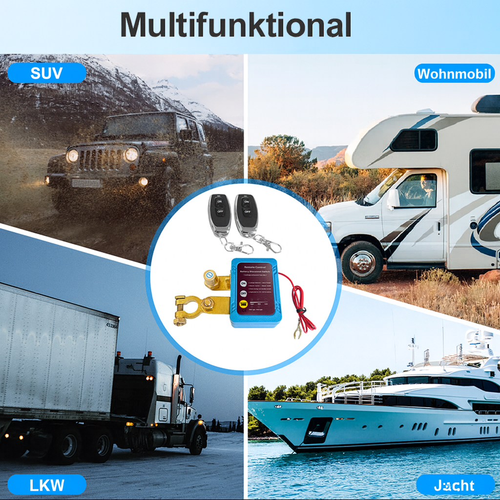 PowerGuard AutoCut – Fernbedienbarer Batterietrennschalter