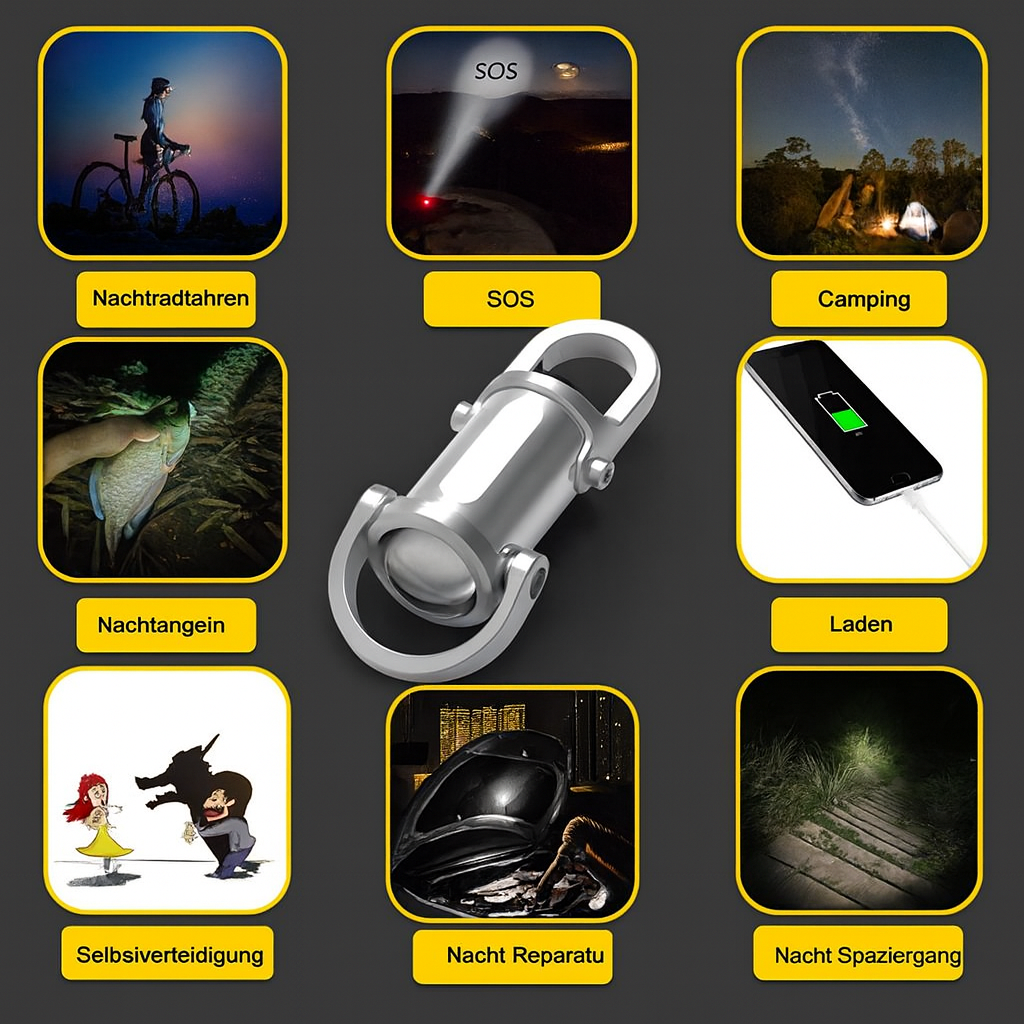 TorchKey Pro – Maximale Helligkeit immer griffbereit