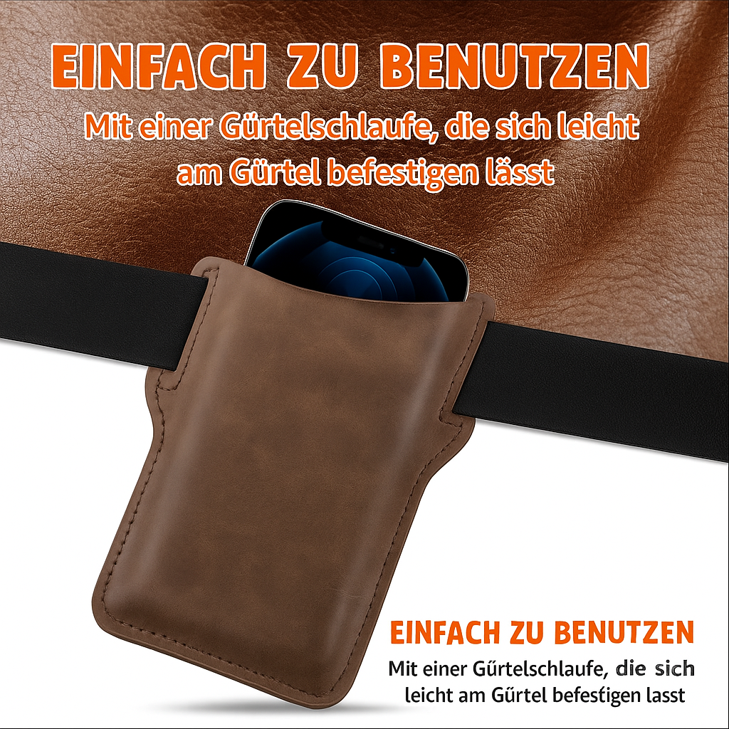 LeatherGuard – Die elegante Gürteltasche für Ihr Smartphone