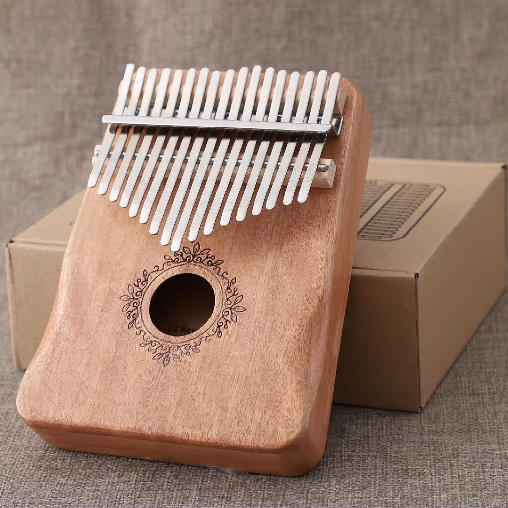 HarmonyThumb Kalimba – Entspannende Klänge aus natürlichem Mahagoni