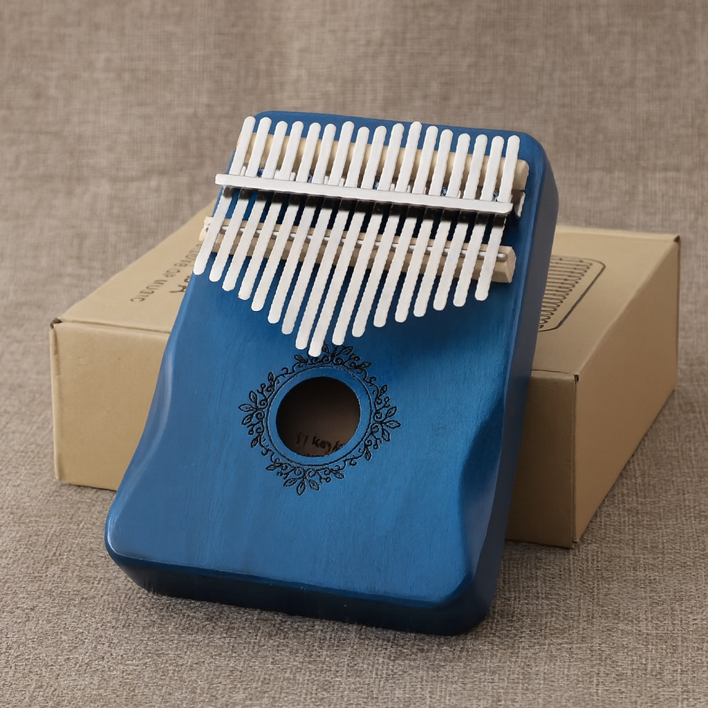 HarmonyThumb Kalimba – Entspannende Klänge aus natürlichem Mahagoni