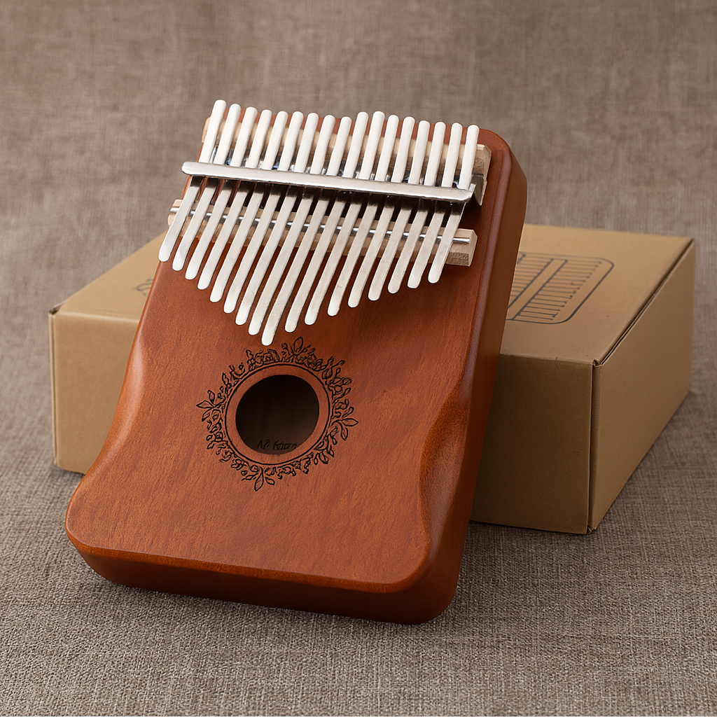 HarmonyThumb Kalimba – Entspannende Klänge aus natürlichem Mahagoni