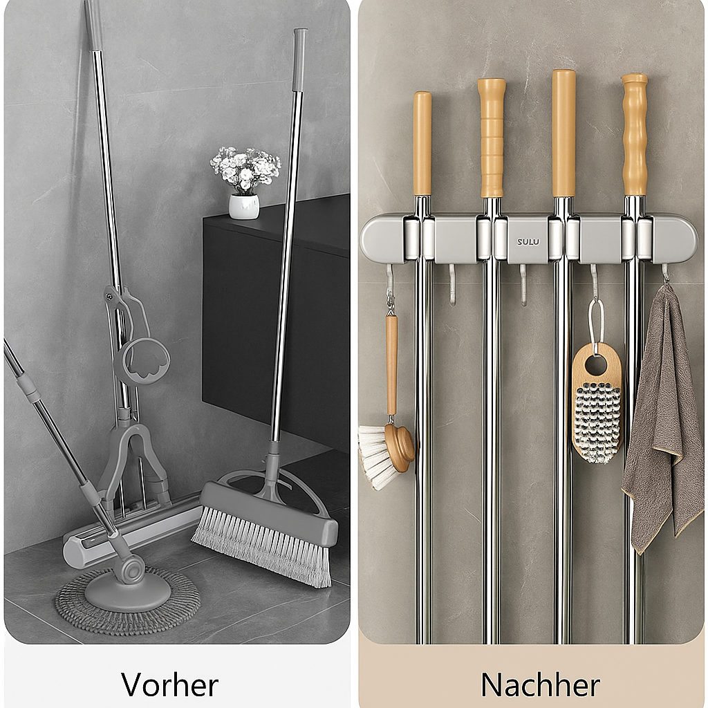 OrgaGrip Wandhalterung — Mehr Platz, alles griffbereit