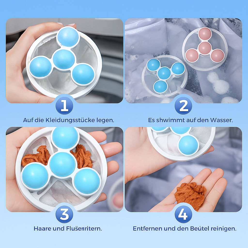 FusselFrei™ – Nie wieder Haare & Flusen in der Wäsche