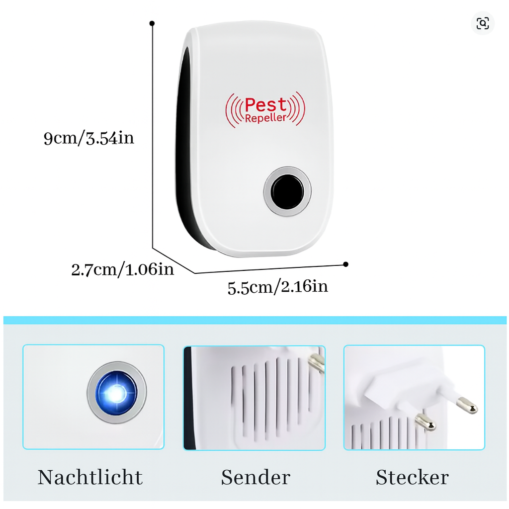 RodentGuard Pro™ — Leise Ultraschallkraft, die Ihr Zuhause dauerhaft schädlingsfrei hält