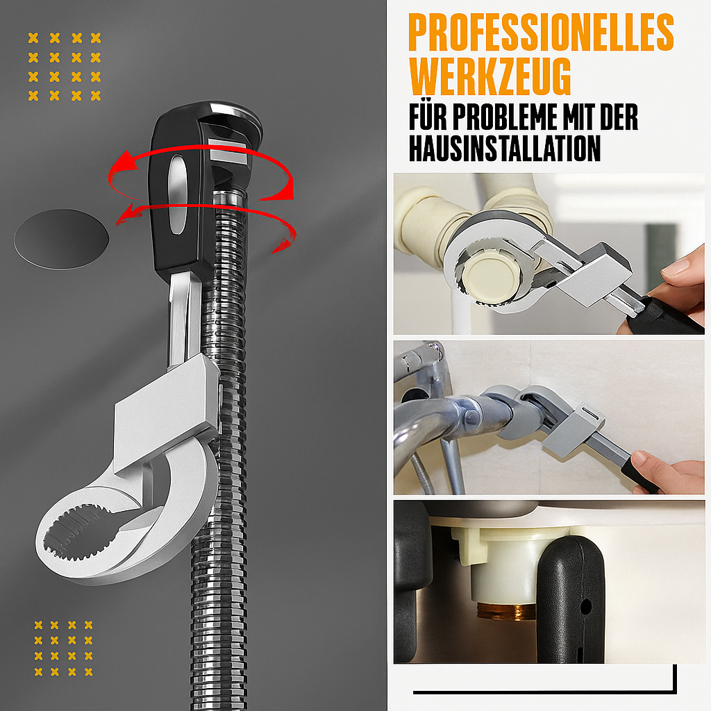 GripMax Duo-Schlüssel – Passt überall, löst alles