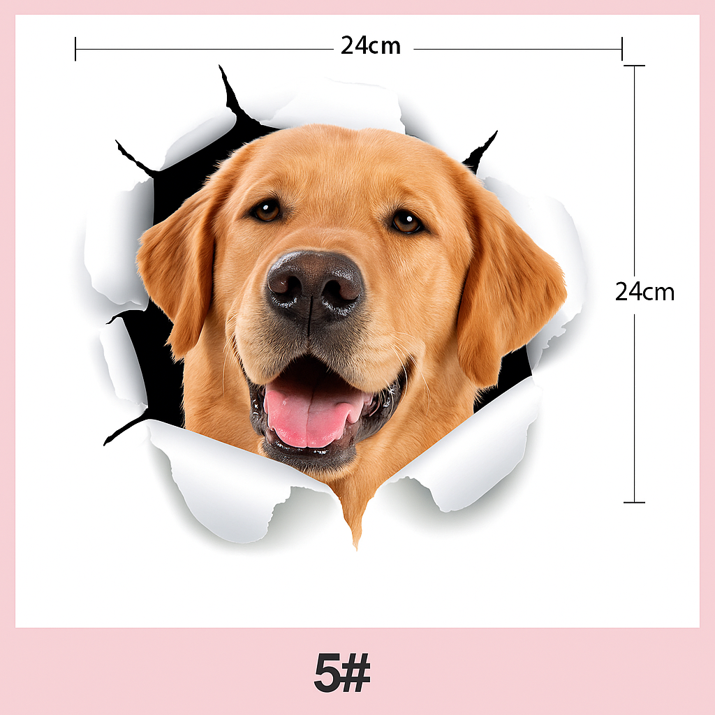 PetWallies™ – Süße 3D-Wandsticker mit Katzen & Hunden