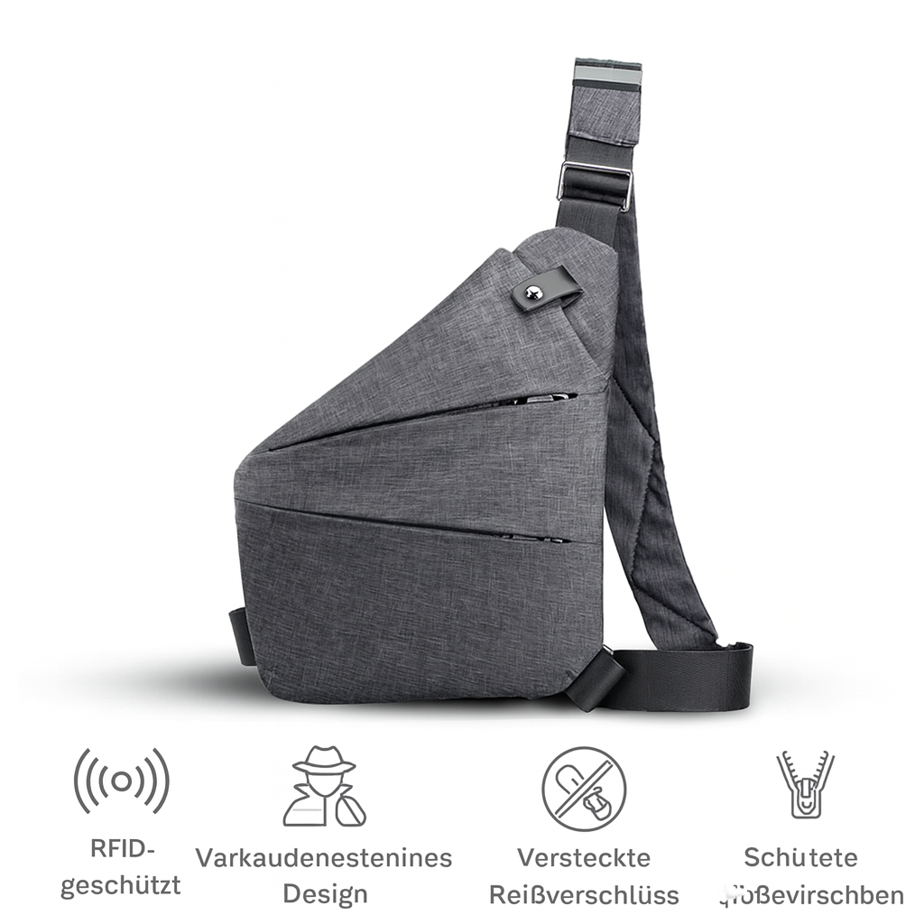 Taschenschild – Deine Wertsachen. Deine Ruhe.