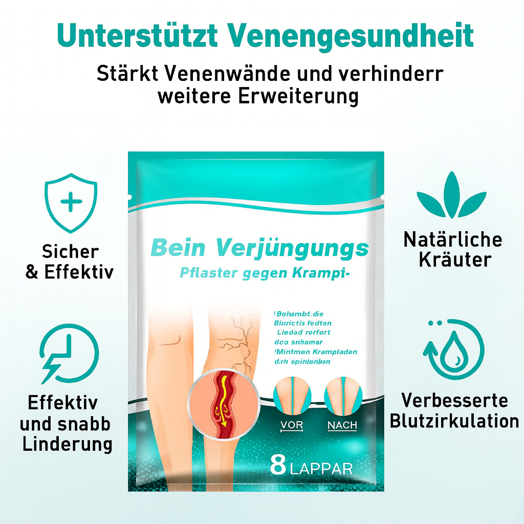 VenoLift Patch – Schluss mit schmerzhaften, sichtbaren Venen
