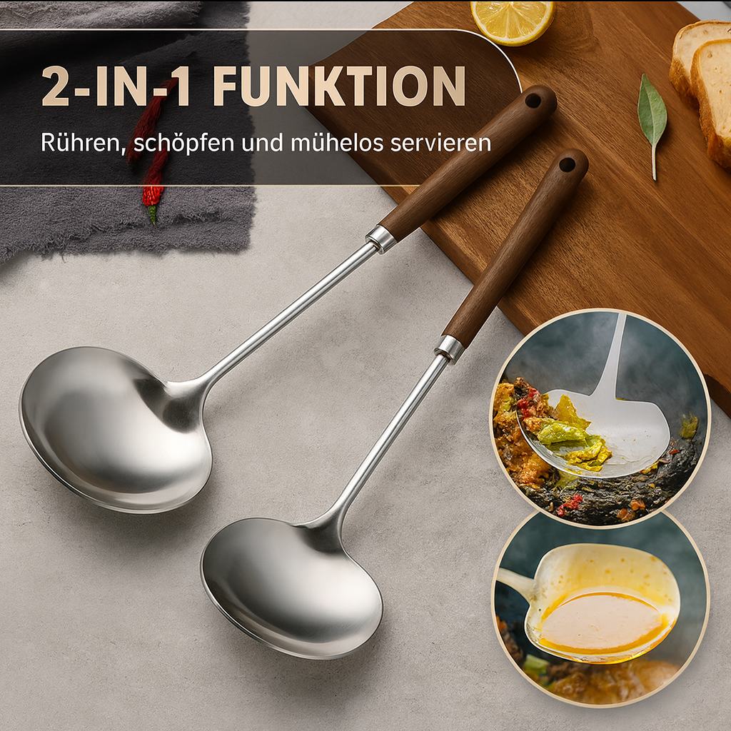 KochMeister Duo – Der Löffel & Wender in einem