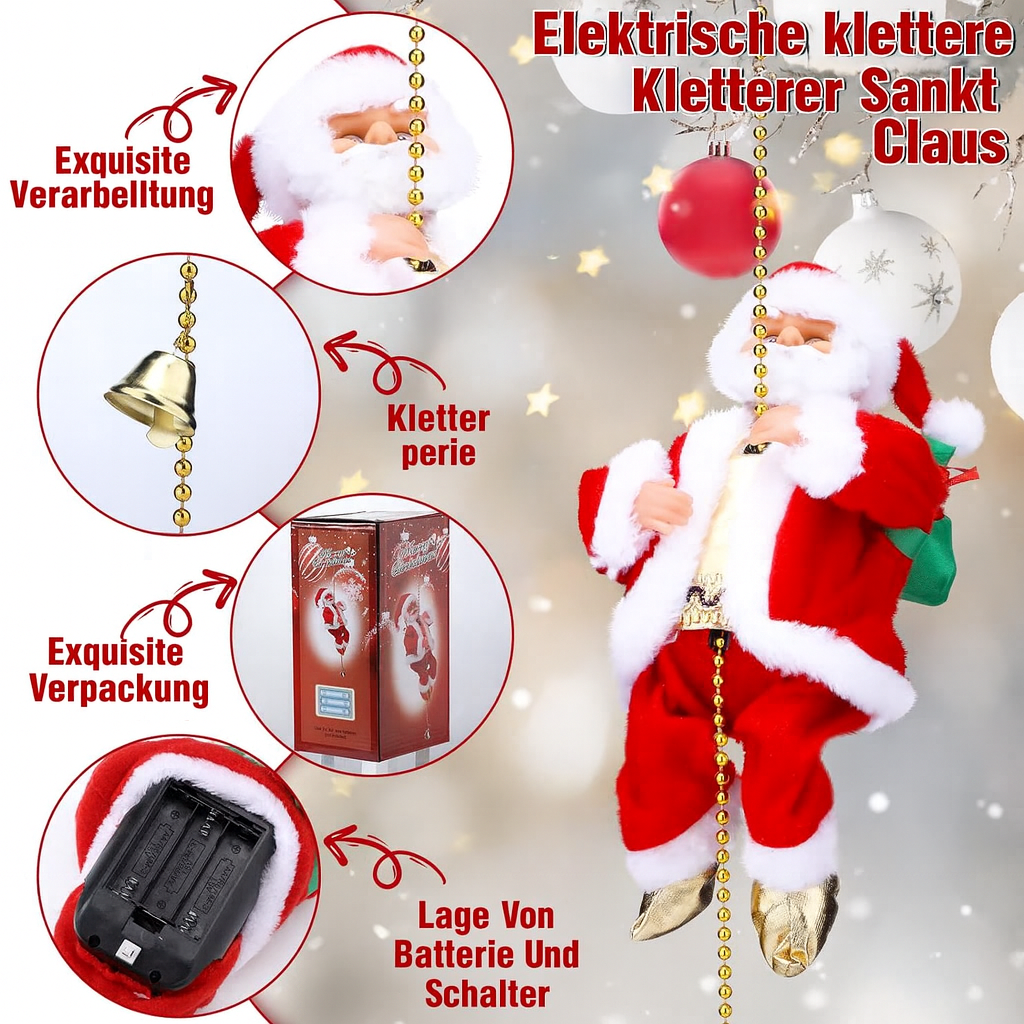 KletterSpaß – Der elektrische Weihnachtsmann mit Musik & Leiter