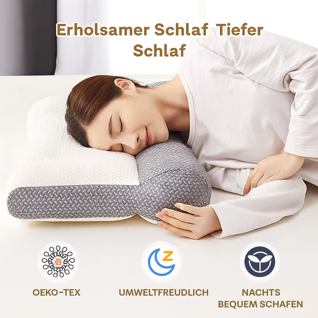 NeckFree™ – Schmerzfrei schlafen, erholt aufwachen