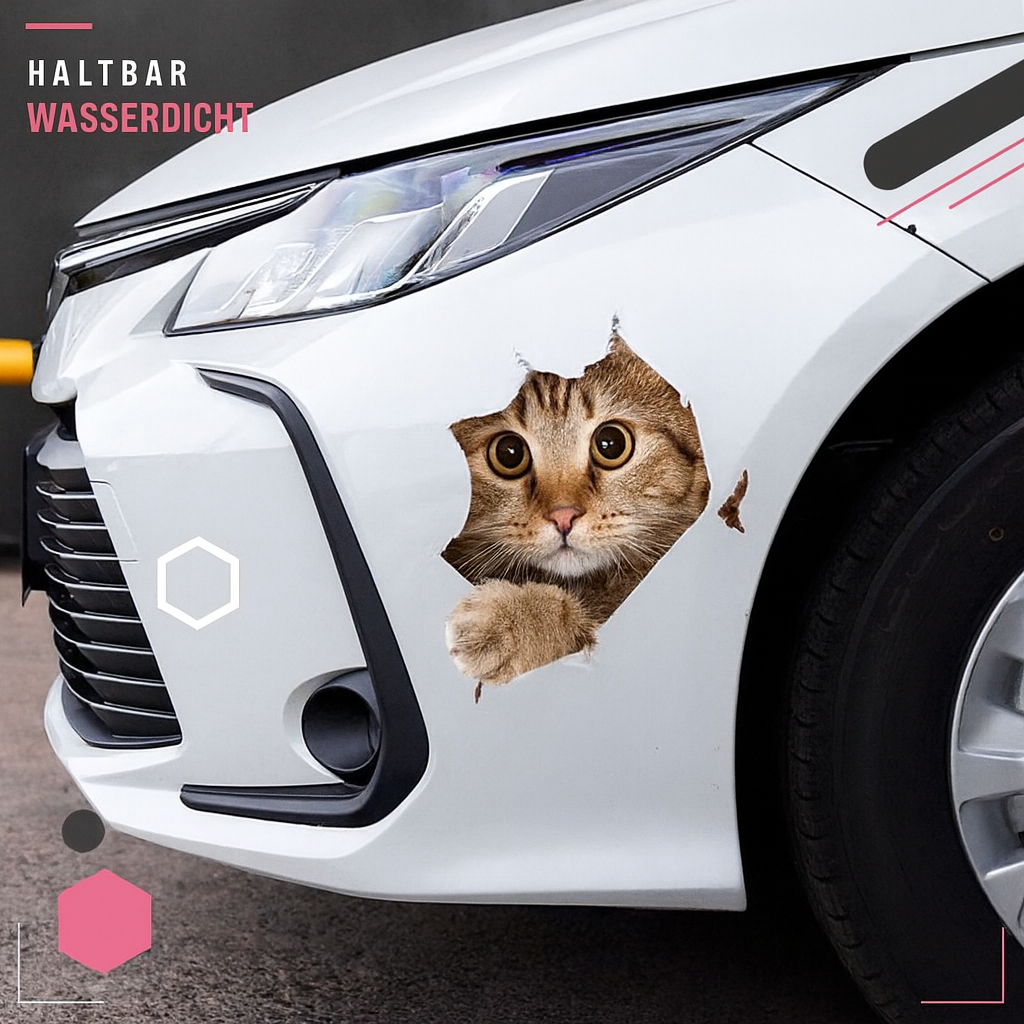 PetWallies™ – Süße 3D-Wandsticker mit Katzen & Hunden