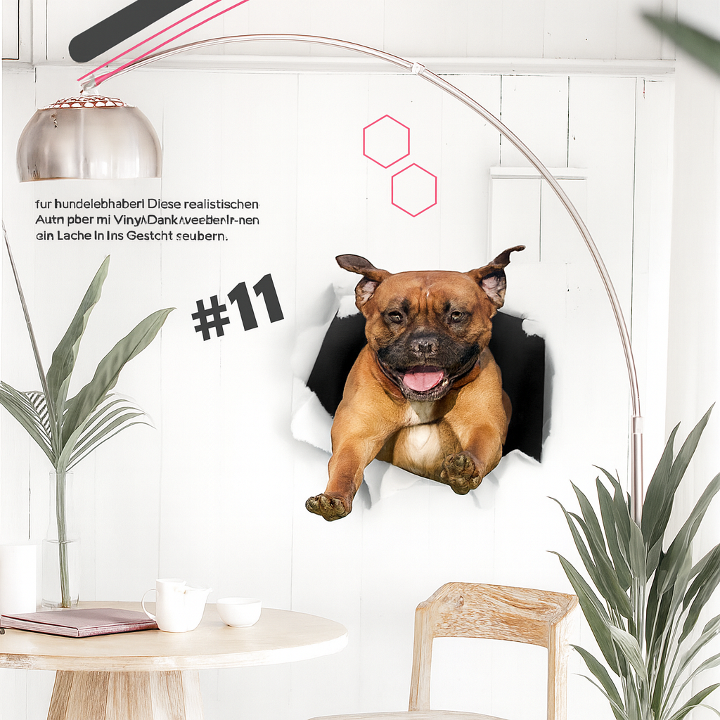 PetWallies™ – Süße 3D-Wandsticker mit Katzen & Hunden